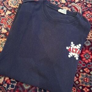 Vintage navy blue Alta ski shirt xl